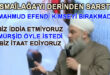 Mahmud Efendi kimseyi bırakmadı Biz itaat ediyoruz Şefik Kocaman hoca
