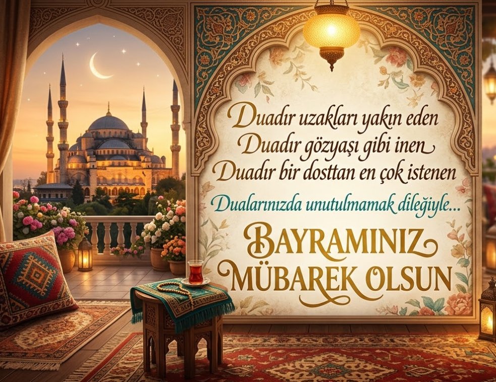 Resimli Bayram Mesajı – Dua Mesajı